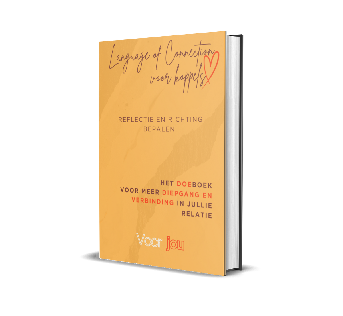 Cover boek reflectie en richting bepalen voor koppels